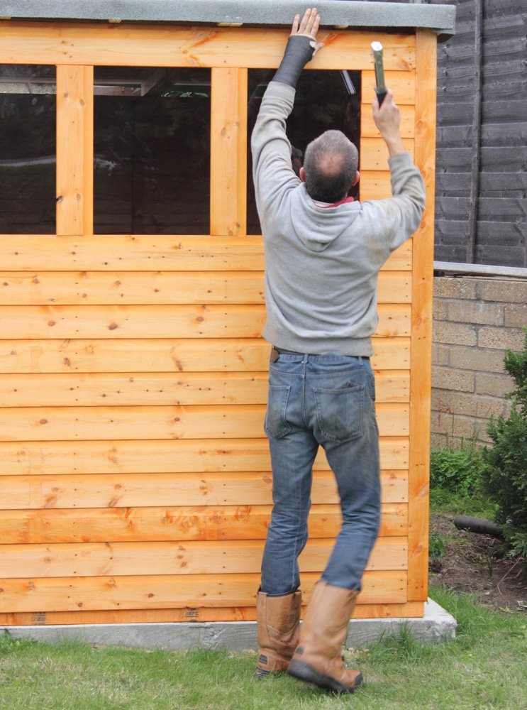 building storage shed