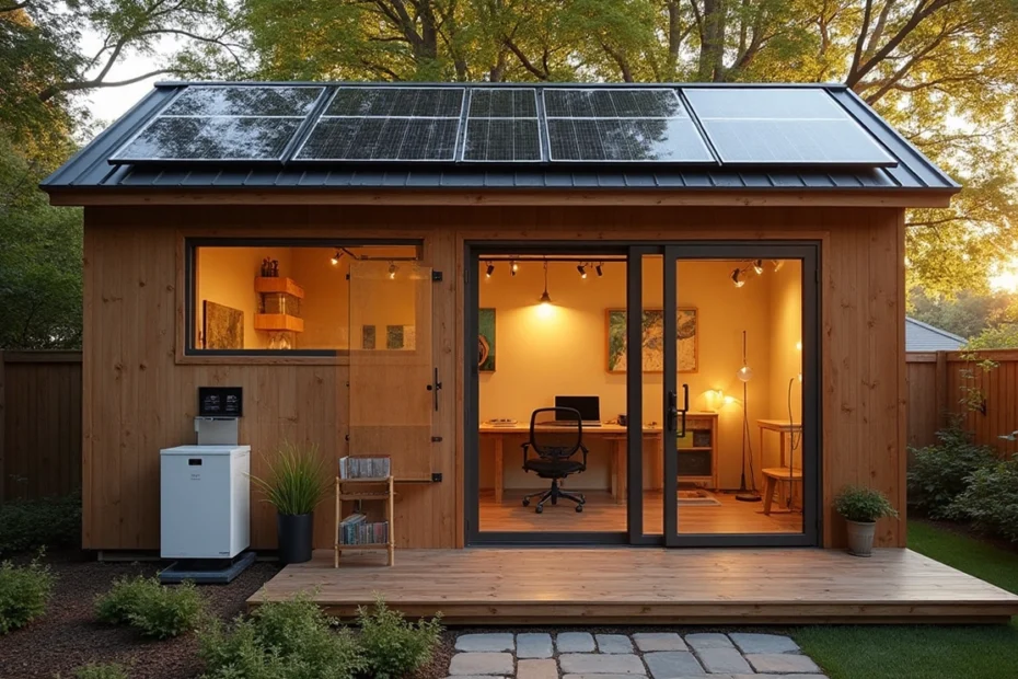 Why Your Backyard Solar Powered Shed Could Be the Perfect Home Office