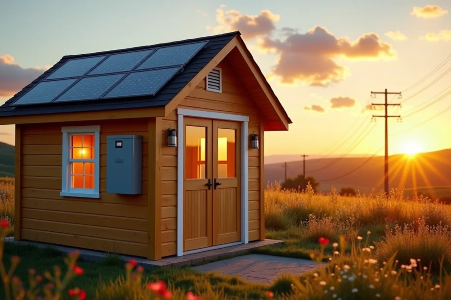 Power Your Shed: True Cost Comparison of Solar vs. Grid Connection
