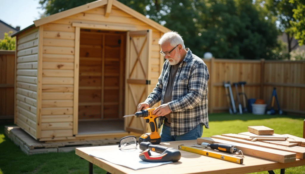 diy shed build