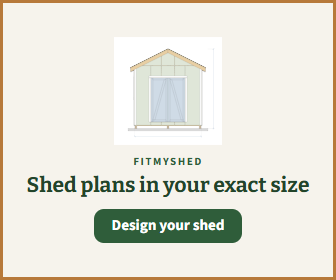 FitMyShed made-to-measure shed plans banner